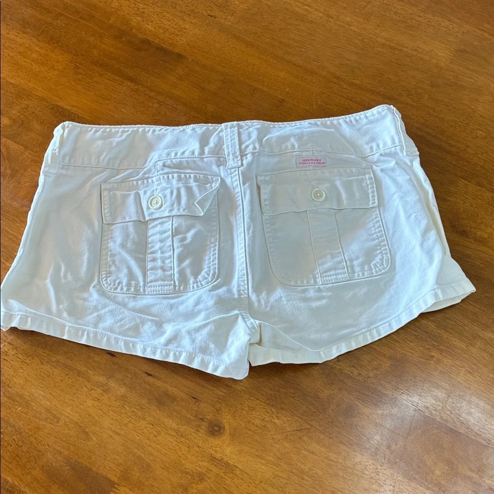 Abercrombie & Fitch Light Blue Jean Shorts - Picture 3 of 5
